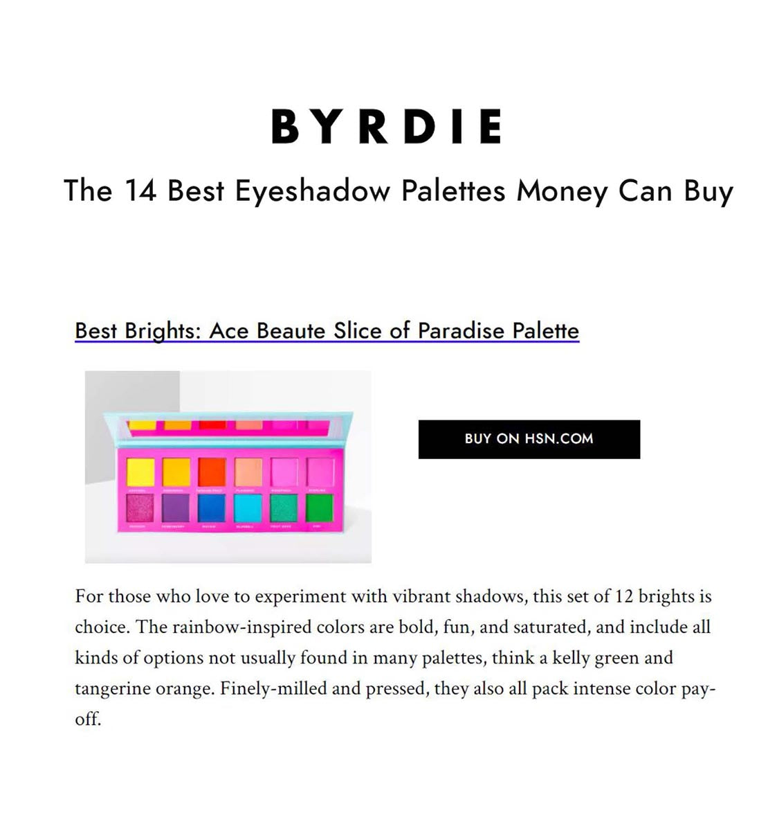 Byrdie Ace Beauté