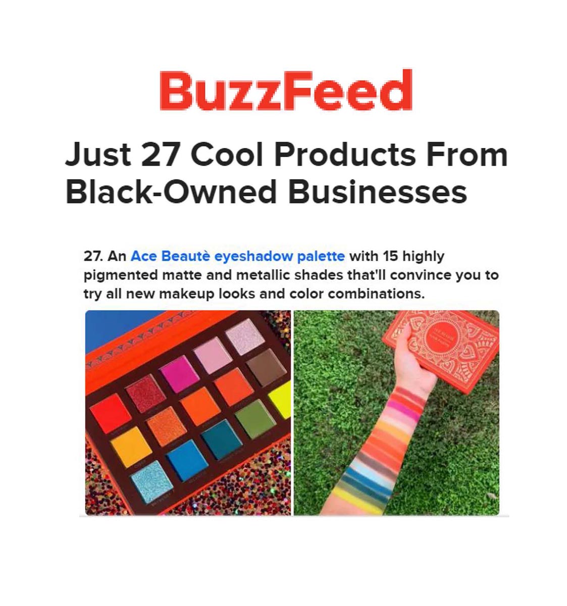 BuzzFeed Ace Beauté