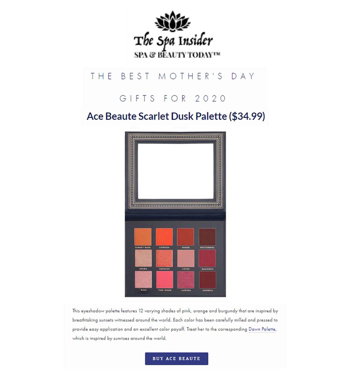 The Spa Insider Ace Beauté