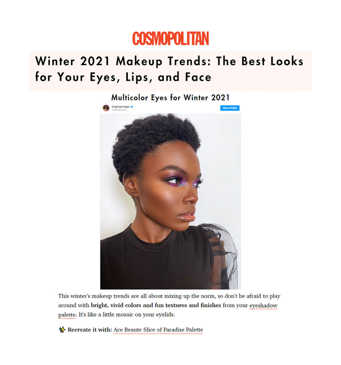 Cosmopolitan Ace Beauté
