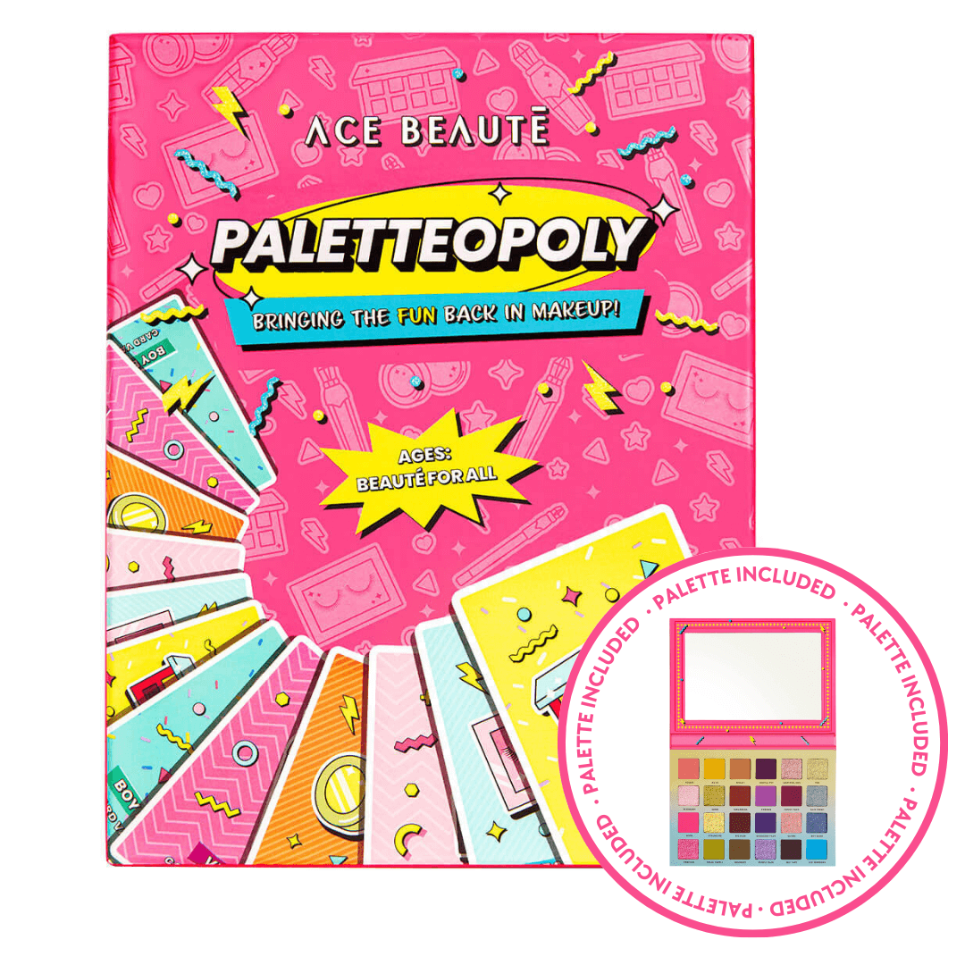 Ace Beauté Paletteopoly Eyeshadow Palette with Game