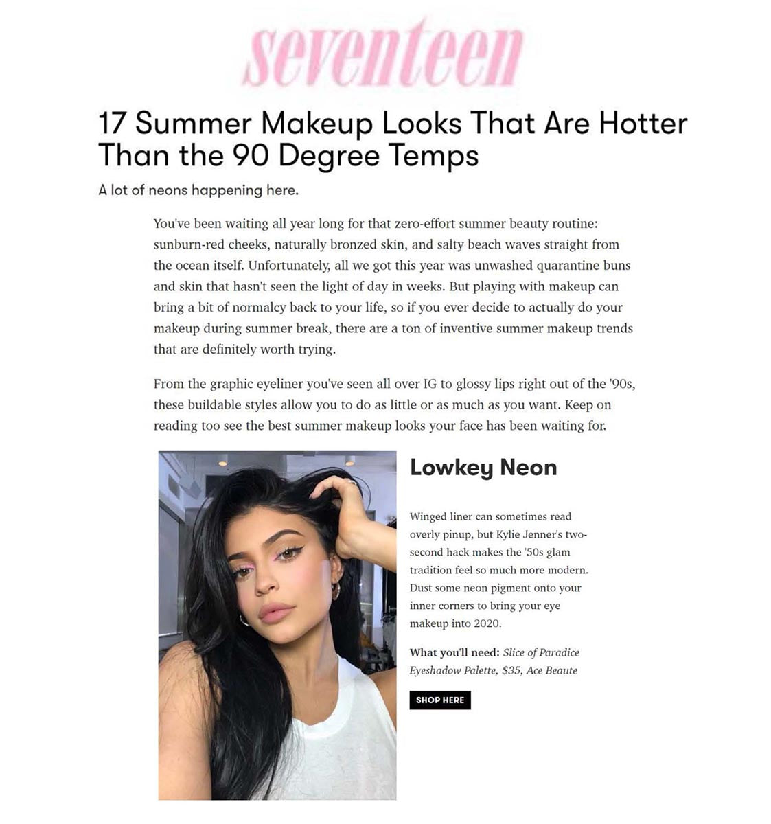 Seventeen Ace Beauté