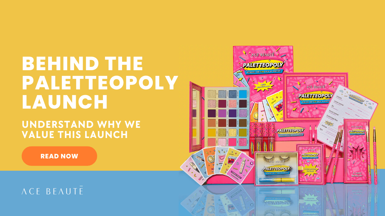 Ace Beauté Behind Paletteopoly Launch