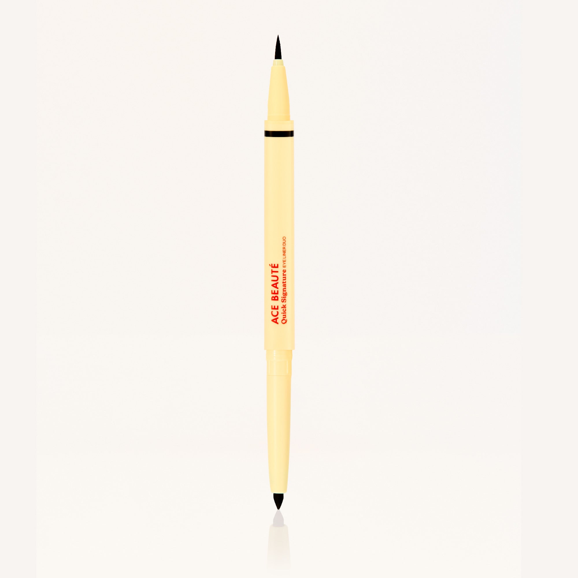 Double sided waterproof eyeliner with liquid liner and eye pencil
