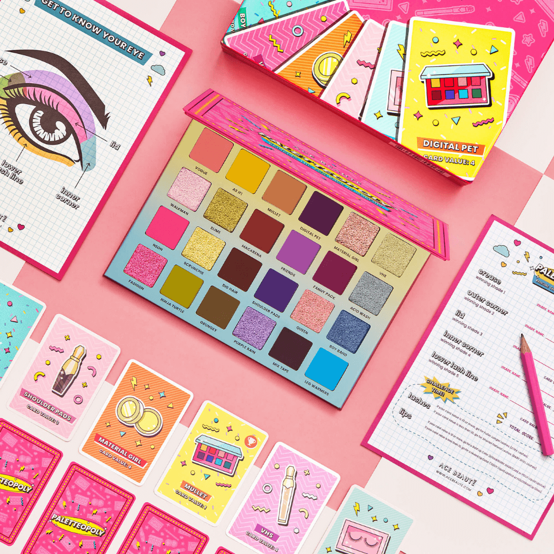 Paletteopoly Eyeshadow Palette with Game